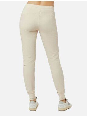 Alo Yoga Urban Moto Jogger Sweatpants Pristine Ribbed Zip Pockets Womens L